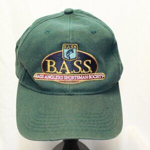 Bass Angler Sportsman Society B.A.S.S. Green Snapback Embroidered Fishing Hat
